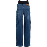 LOVE2WAIT - Zwangerschapsjeans - Denim - Blauw - Elastische Tailleband