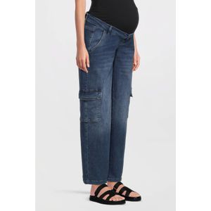 LOVE2WAIT - Zwangerschapsjeans - Denim - Blauw - Elastische Tailleband