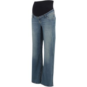 LOVE2WAIT - Jeans - Blauw Denim - Wide Leg - High Waist - 5-Pocket-Style