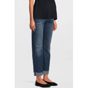 Jeans - Effen - Denim - Heavy Washed - High Waist