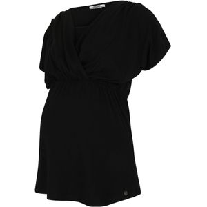 LOVE2WAIT - Shirt - Zwart - Borstvoedingsfunctie - Kwartmouw