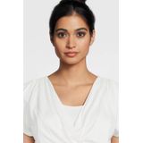 Voedingsshirt - Effen - Jersey - Normale Pasvorm - Kwartmouw