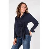 LOVE2WAIT - Blouse - Navy - Wijde Blouse - Lange Mouw