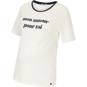 Voedingsshirt - Jersey - Ronde Hals - Kwartmouw - Tekst Print