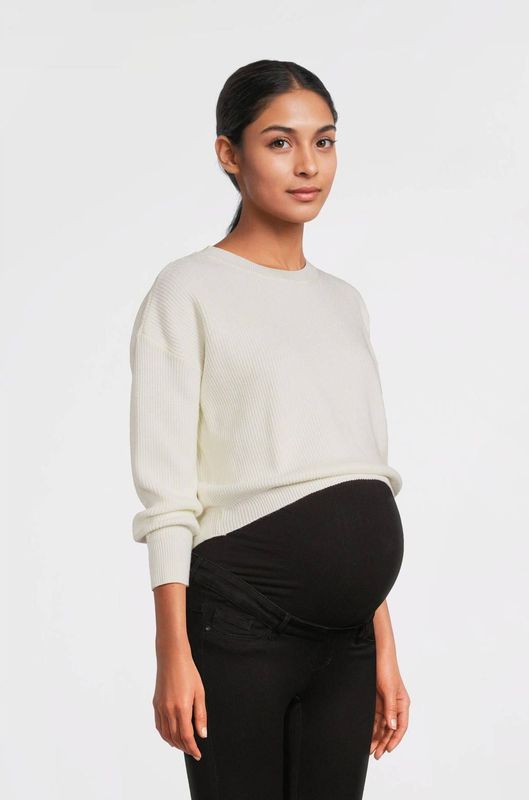 LOVE2WAIT - Trui - Offwhite - Gebreide Truien