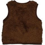 BESS - Gilet - Warm Bruin - Teddy