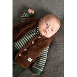 BESS - Gilet - Warm Bruin - Teddy