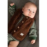 BESS - Gilet - Warm Bruin - Teddy