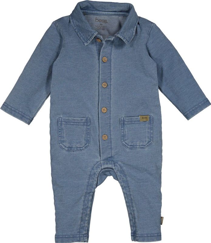 BESS jog denim jumpsuit stone wash