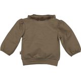 BESS - Longsleeve - Stretchkatoen - Met Ruches en Broderie-Details