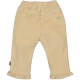 BESS corduroy flared flared broek beige