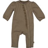BESS - Boxpak - Walnut Bruin - Met Ruffles - Lange Mouwen - Drukknoopsluiting