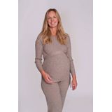 LOVE2WAIT - Longsleeve - Zacht Acryl Polyester en Viscose - Met Ceintuur en Ribgebreid Ontwerp