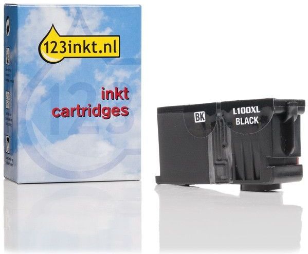 123inkt - Lexmark Nr.100XL - Zwartcartridge - Hoge Capaciteit - Inhoud 21 ml