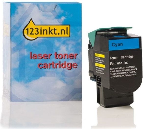 Toner - Lexmark C540H2CG - Huismerk - Extra Hoge Capaciteit - 2000 Afdrukken