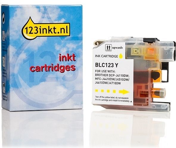 Cartridge - Geel - 10 ml - Geschikt voor diverse Inkjetprinters