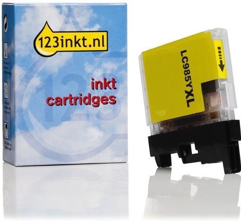 Cartridge - Geel - 16 ml - Geschikt voor DCP-J315W DCP-J125 DCP-J515W MFC-J220 MFC-J265W MFC-J410 MFC-J415W DCP-J140W