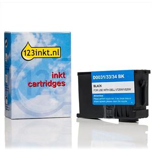 123inkt - Inktcartridge - Zwart - Extra Hoge Capaciteit - Voor Dell T9FKK