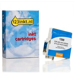 123inkt - Epson T1599 - Cartridge - Oranje - 18,4 ml