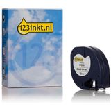 123inkt - Dymo S0721510 Tape - Wit - Papiervoor Dymo Letratag