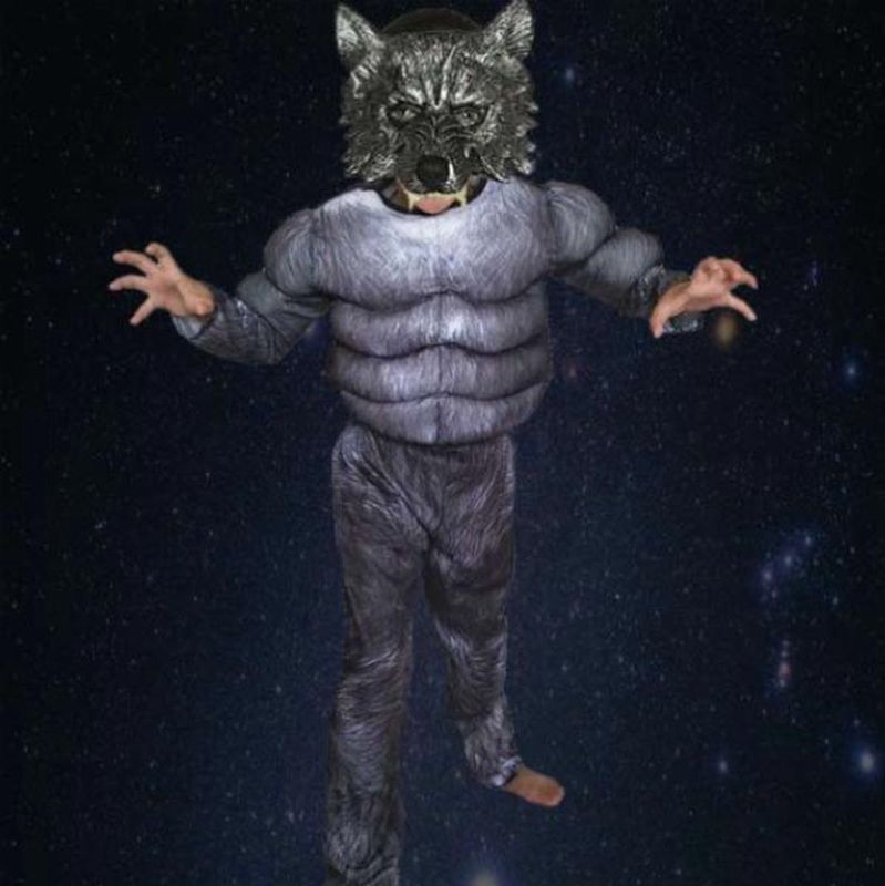 Weerwolf - Verkleedkostuum - Kinderen - Carnaval - Halloween - Polyester