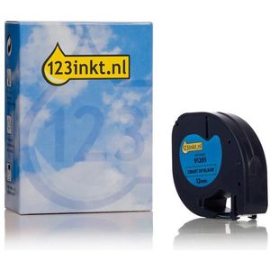 Dymo S0721650 / 91205 plastic tape blauw 12 mm (123inkt huismerk)