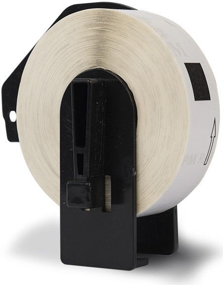 123inkt - DK-11204 - Multifunctionele Labels - Wit - Permanente Lijmlaag