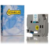 Brother - TZe-233 - Tape - Blauw op Wit - 12 mm x 8 m