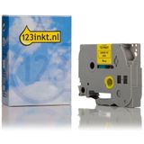 Brother - TZe-FX621 - ID Tape - Zwart op Geel - 9 mm - 8 Meter
