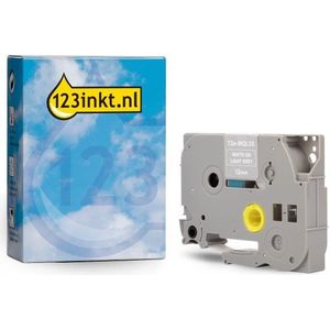 Huismerk - TZe-MQL35 - Tape - Wit - Oplichtgrijs - Compatibel voor Brother Beletteringsystemen