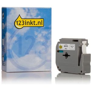 Tape - Zwart - Wit - 9 mm - 8 Meter - Voor Brother Beletteringsystemen