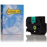Brother - TZe-751 - Tape - Zwart op Groen - 24 mm Breed - 8 m Lang