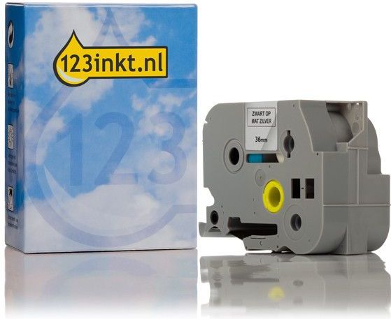 Brother - TZe-M961 - Tape - Mat - Zwart op Zilver - 36 mm x 8 m