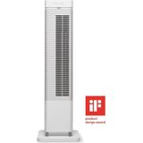 Clean Air Optima® CA-904W - 2in1 Design Ventilator Elektrische Kachel - Verwarmen en Koelen - Stoffilter - Draaicirkel (oscillatie): 80º - Digitale thermostaat instelbaar 15-35°C