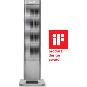 Clean Air Optima® CA-904G Smart - 2in1 Design Ventilator Elektrische Kachel - Verwarmen en Koelen - Stoffilter - Draaicirkel (oscillatie): 80º - Digitale thermostaat instelbaar 15-35°C