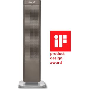 Clean Air Optima® CA-904C Smart - 2in1 Design Ventilator Elektrische Kachel - Verwarmen en Koelen - Stoffilter - Draaicirkel (oscillatie): 80º - Digitale thermostaat instelbaar 15-35°C
