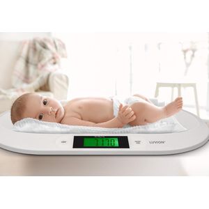 LUVION® Babyweegschaal Exact-75 - Digitale Baby Weegschaal - Op 5 gram nauwkeurig - Meetlint inclusief
