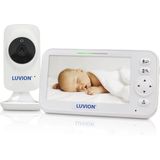 LUVION® Icon Deluxe White - Babyfoon met Camera - Premium Baby Monitor