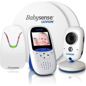 LUVION® Easy Babyfoon met Camera + LUVION® Babysense 7 Sensormatje - 5 Sterren Veiligheidsvoordeelbundel