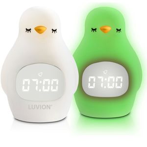 Luvion Pinguïn Slaaptrainer - Kinderwekker - Slaapwekker - Met Nachtlamp Functie en Wekker Timer