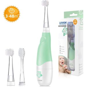 LUVION® 250S - Sonische Elektrische Tandenborstel voor Baby en Peuter - 0 t/m 4 Jaar - Met Timer