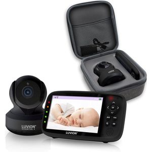 LUVION - Essential 2 - Babyfoon - Zwart - Uitbreidbaar tot 4 Baby Camera's