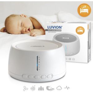 LUVION® White Noise Machine PRO - Soundspa - Kalmerende Slaaphulp met Witte Ruis voor Baby's, Kinderen én Volwassenen - Help jezelf of je Baby Beter Slapen!