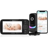 Luvion - Essential Connect - Babyfoon met Camera - Zwart - Uitbreidbaar tot 4 Baby Camera's - Premium HD Wifi Baby Monitor