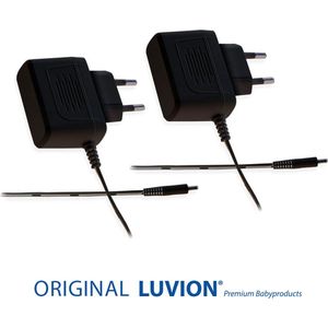 LUVION® Originele Zwarte Essential Adapter Duopack - Met behoud van garantie - Geschikt voor Luvion® Essential, Essential Limited & Essential Plus