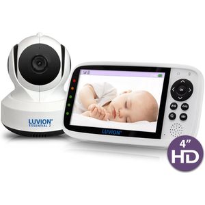 LUVION® Essential 2 Babyphone - Babyfoon met Camera - Uitbreidbaar tot 4 Baby Camera's - Premium Baby Monitor