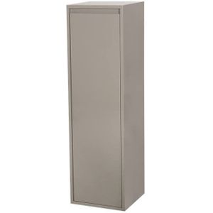 Hoge kast new future 120 exclusive line 120x35x35 rechtsdraaiend hoogglans taupe