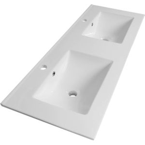 Wastafelblad Keramiek Empoli 120 2 kraangaten