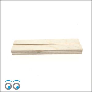 Luxe Kaarthouders - 20 cm - 2 Stuks - Blank hout