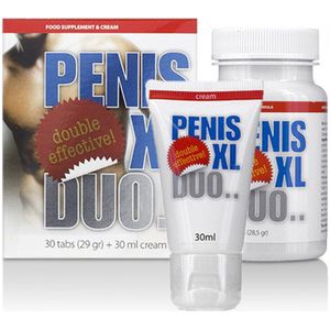 Penis XL - Duo.. - Erectiecrème en pillen